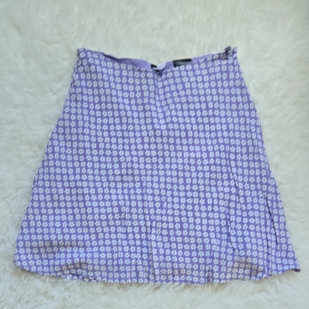 Floral Purple Skirt